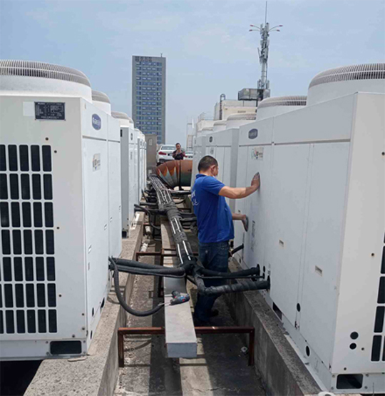 五常中央空调制热和不制冷系统维修方法